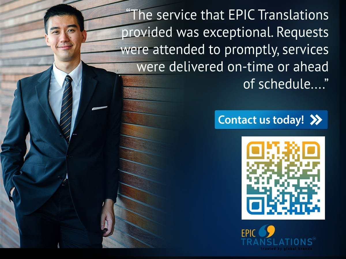 BrandSafway testimonial for epic translations document translations