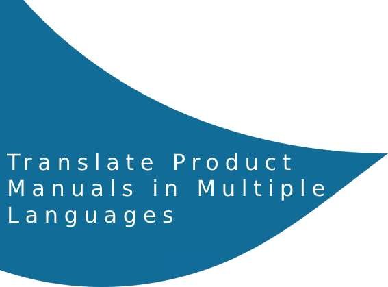 translate product manuals in multiple languages
