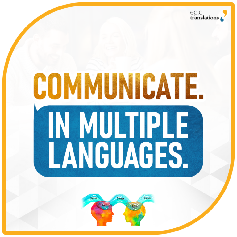 Epic Translation Document Translation Service - EPIC Translations