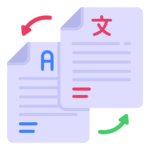 Certified translation workflow illustrating government-compliant document review and quality control