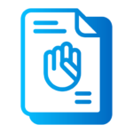 Icon representing accessible policies, procedures, and compliance records prepared in accordance with ADA language access requirements.