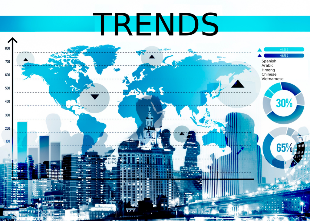 2026 government translation services trends visualization with global map, data charts, and multilingual communication analytics