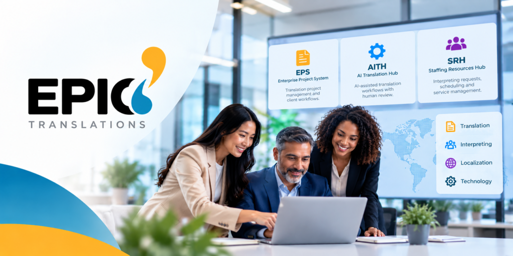EPIC Translations language services company supporting translation, interpreting, localization and multilingual technology solutions.